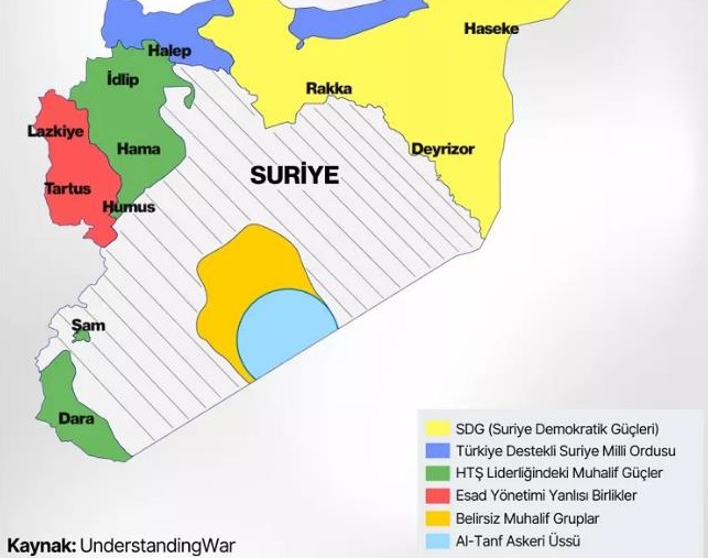 Suriye'de hangi güç hangi bölgeyi kontrol ediyor?